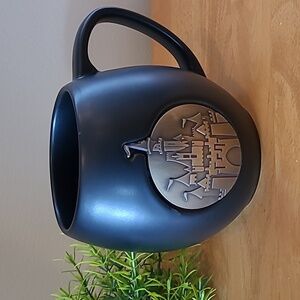 DISNEY Sleeping Beauty Castle Stoneware Mug with Metal Castle Emblem